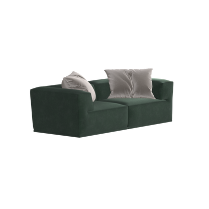 Savile Sofa — Compact Form with Wide Straight Armrests
