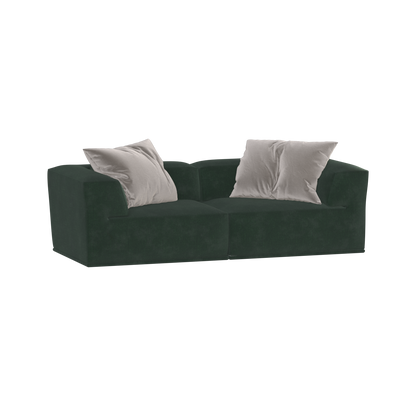 Savile Sofa — Compact Form with Wide Straight Armrests