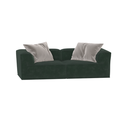 Savile Sofa — Compact Form with Wide Straight Armrests