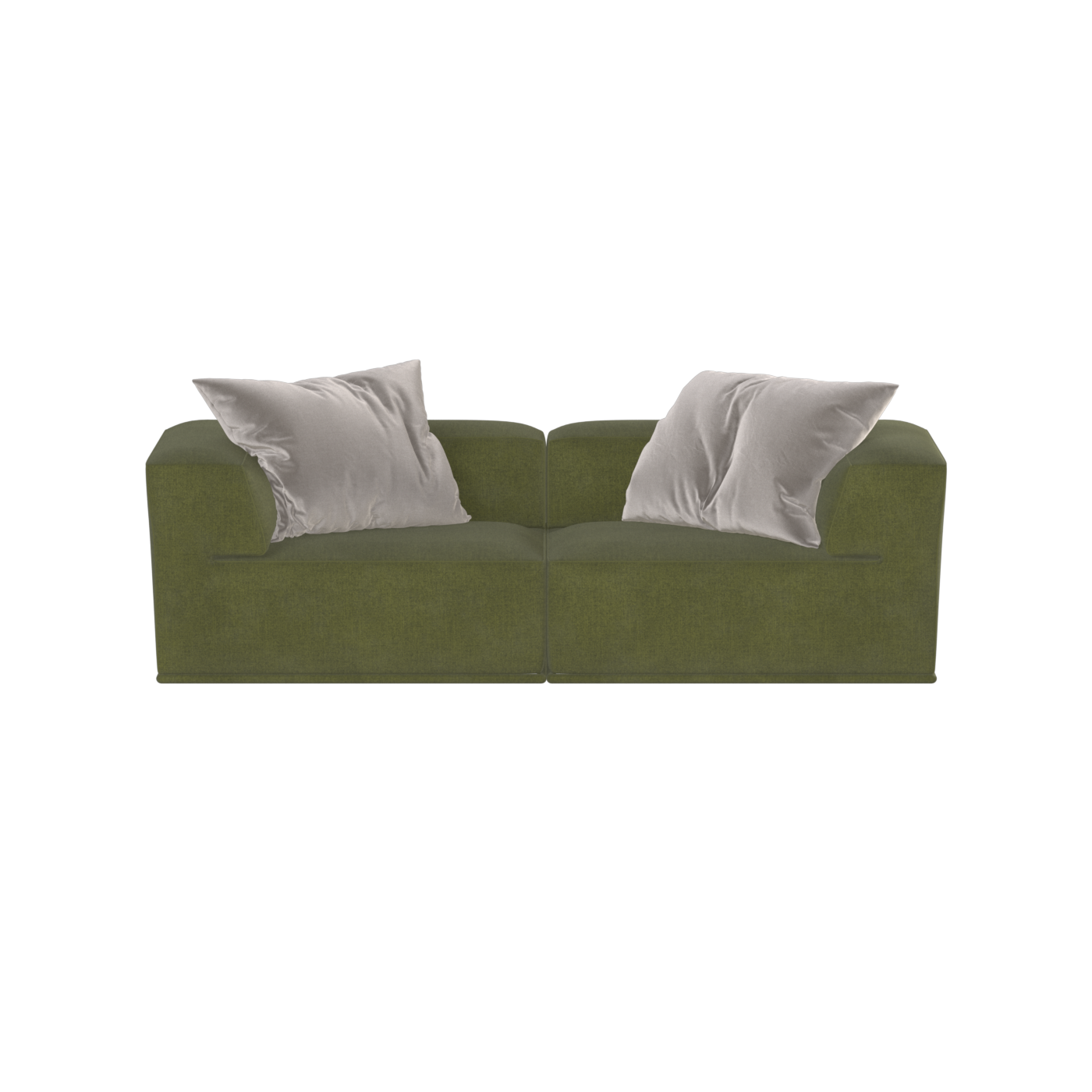 Savile Sofa — Compact Form with Wide Straight Armrests