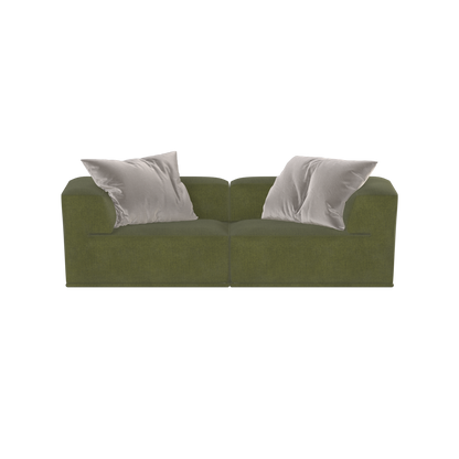 Savile Sofa — Compact Form with Wide Straight Armrests