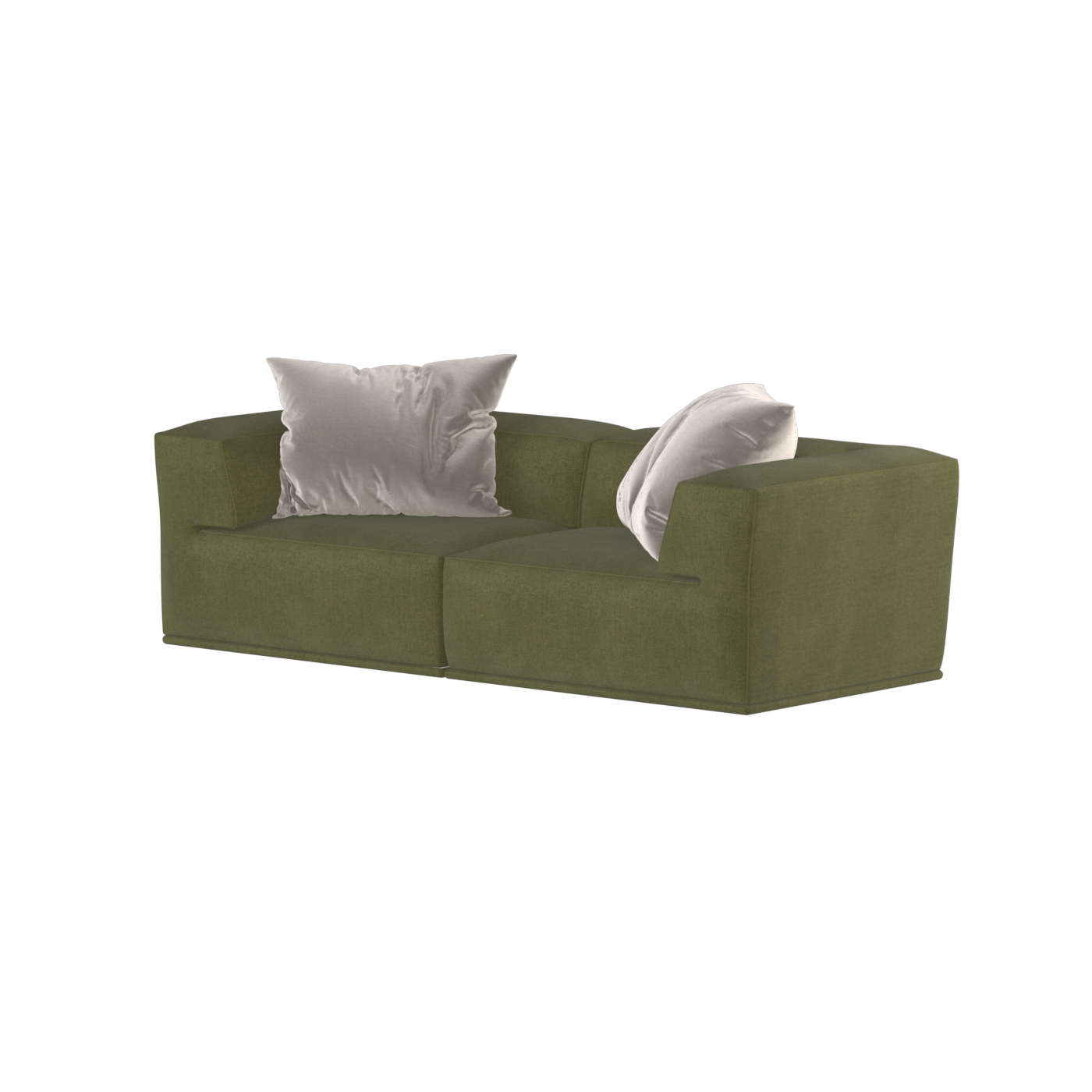 Savile Sofa — Compact Form with Wide Straight Armrests