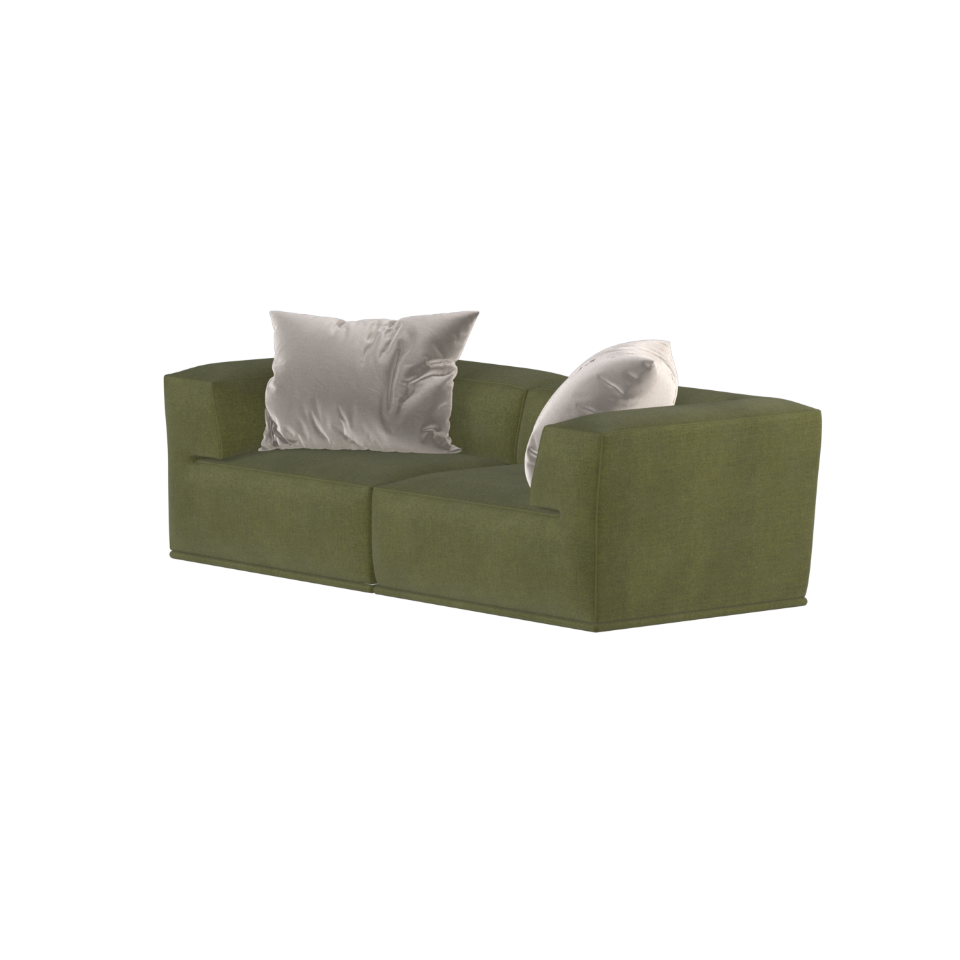 Savile Sofa — Compact Form with Wide Straight Armrests