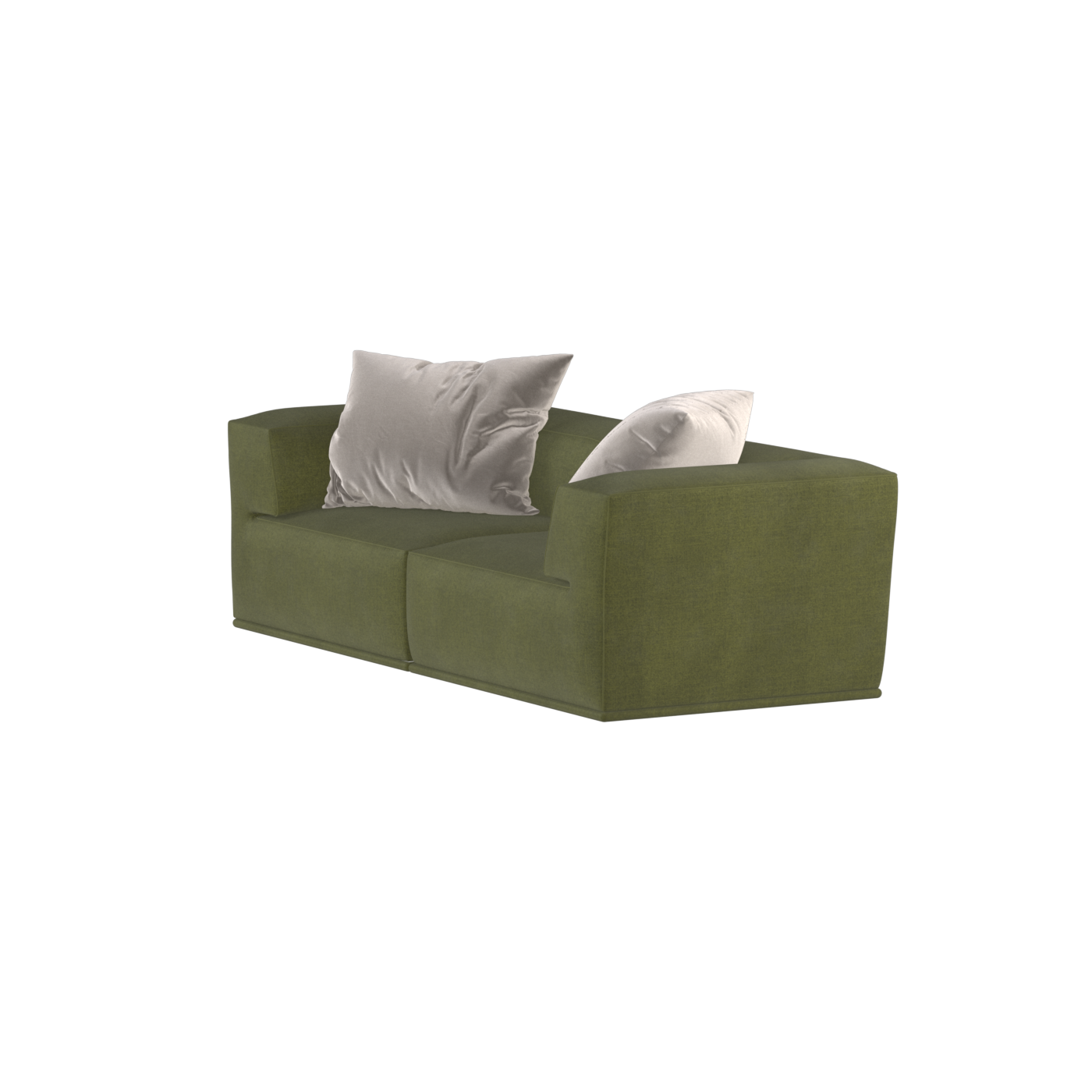 Savile Sofa — Compact Form with Wide Straight Armrests