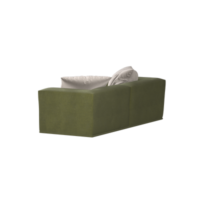 Savile Sofa — Compact Form with Wide Straight Armrests