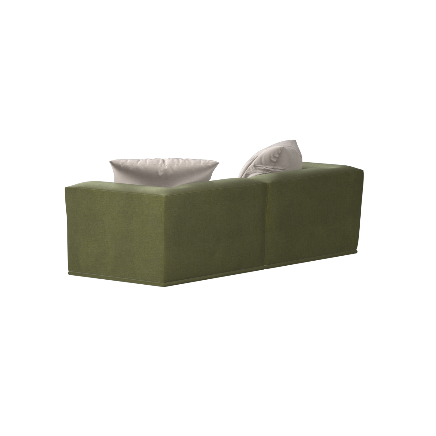 Savile Sofa — Compact Form with Wide Straight Armrests