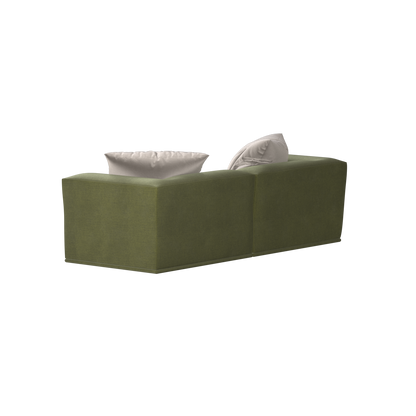 Savile Sofa — Compact Form with Wide Straight Armrests