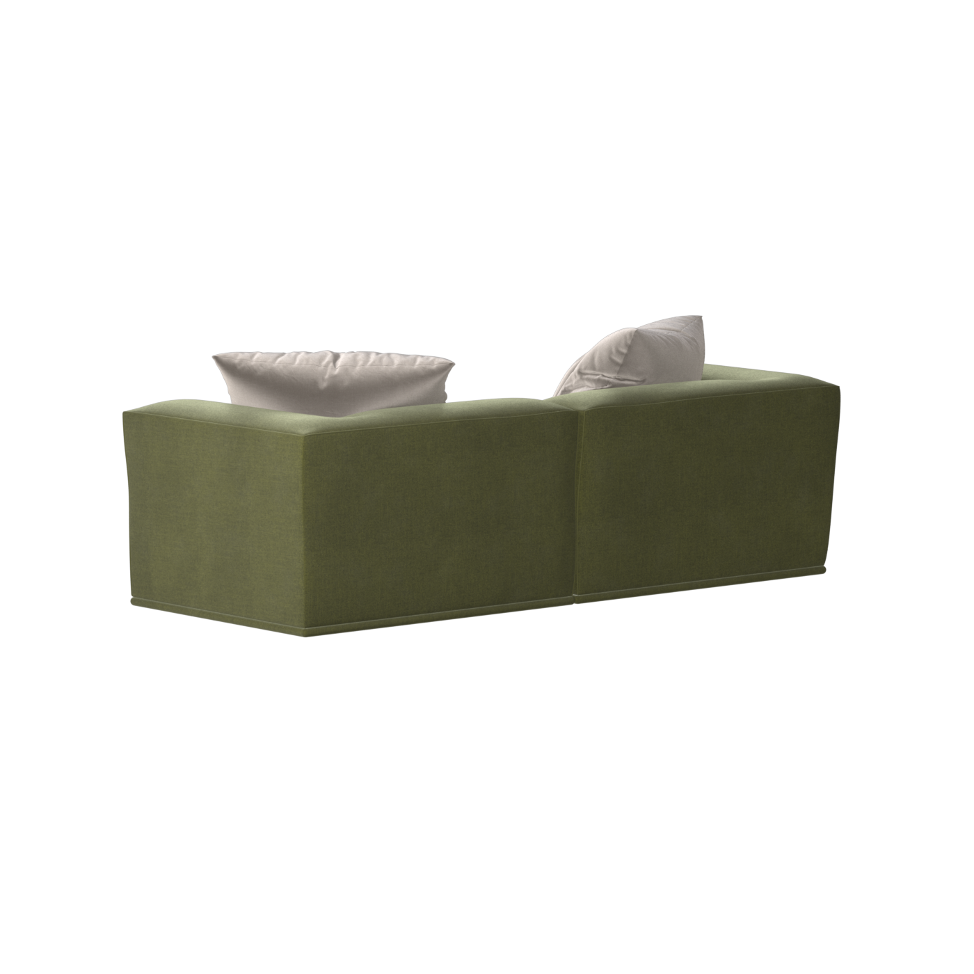 Savile Sofa — Compact Form with Wide Straight Armrests