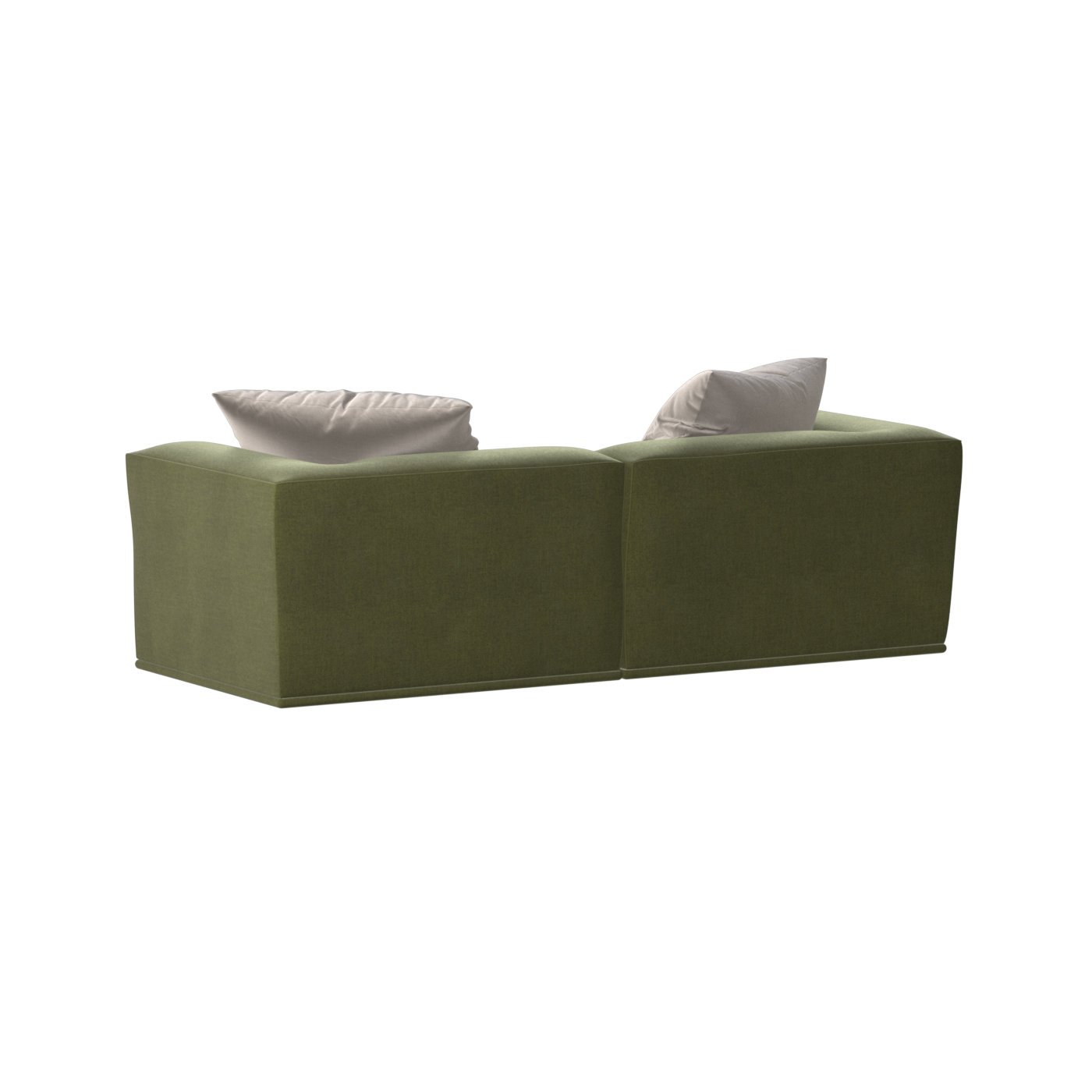 Savile Sofa — Compact Form with Wide Straight Armrests