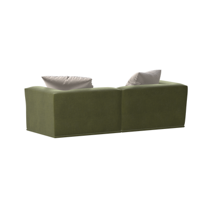 Savile Sofa — Compact Form with Wide Straight Armrests