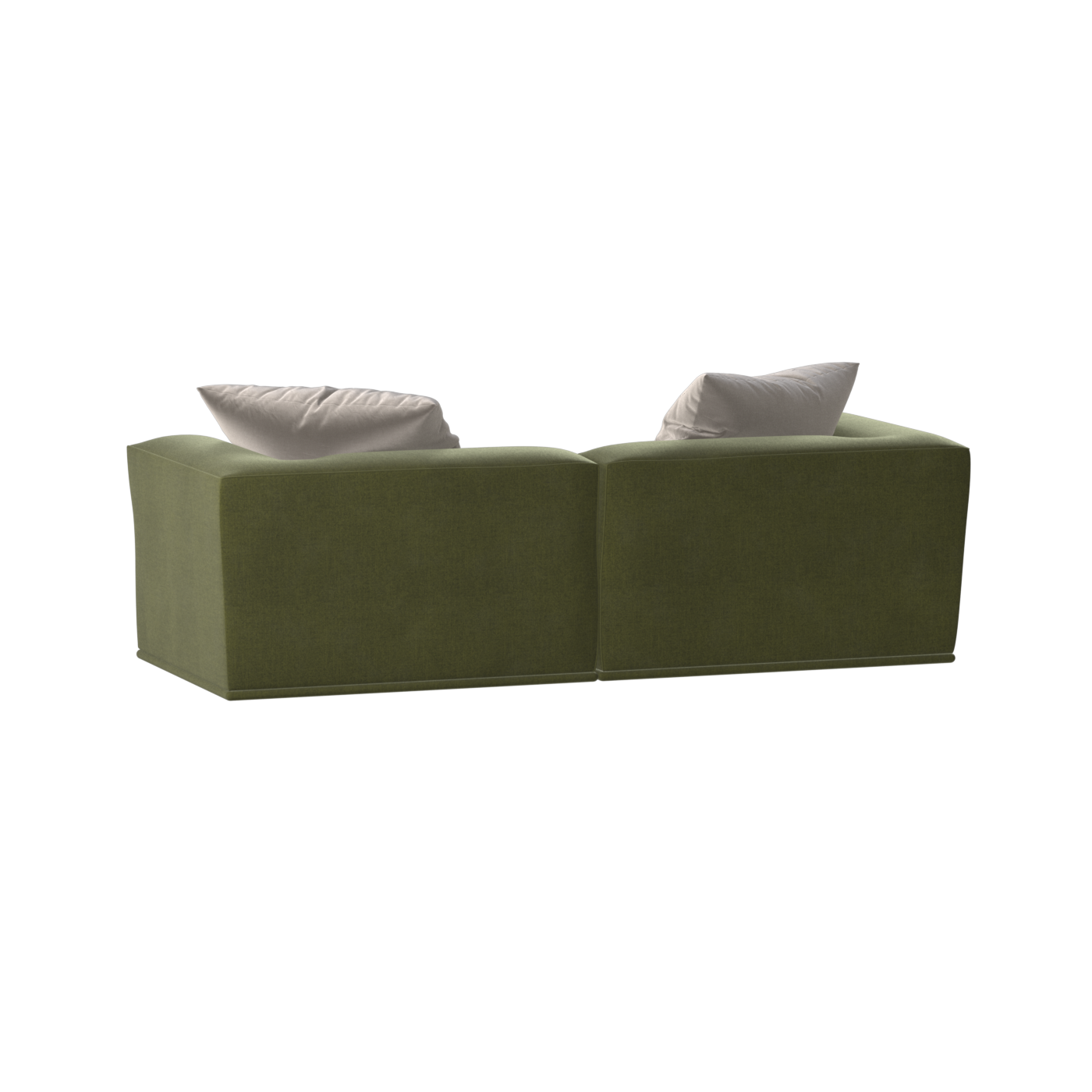 Savile Sofa — Compact Form with Wide Straight Armrests