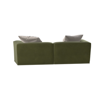 Savile Sofa — Compact Form with Wide Straight Armrests