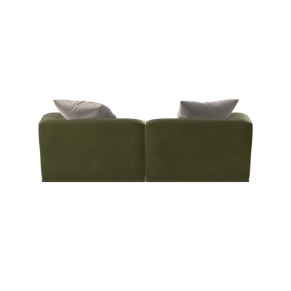 Savile Sofa — Compact Form with Wide Straight Armrests