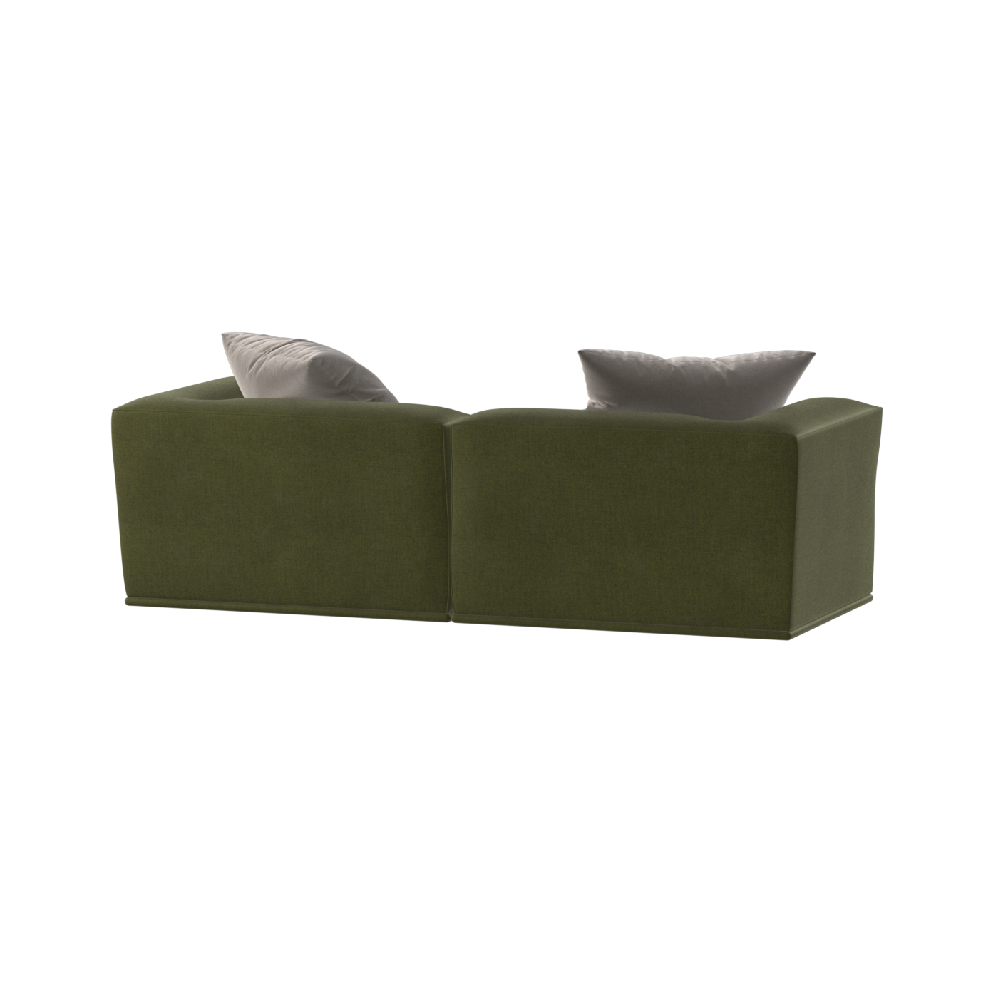 Savile Sofa — Compact Form with Wide Straight Armrests