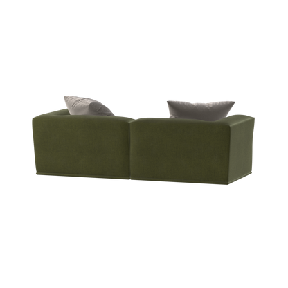 Savile Sofa — Compact Form with Wide Straight Armrests