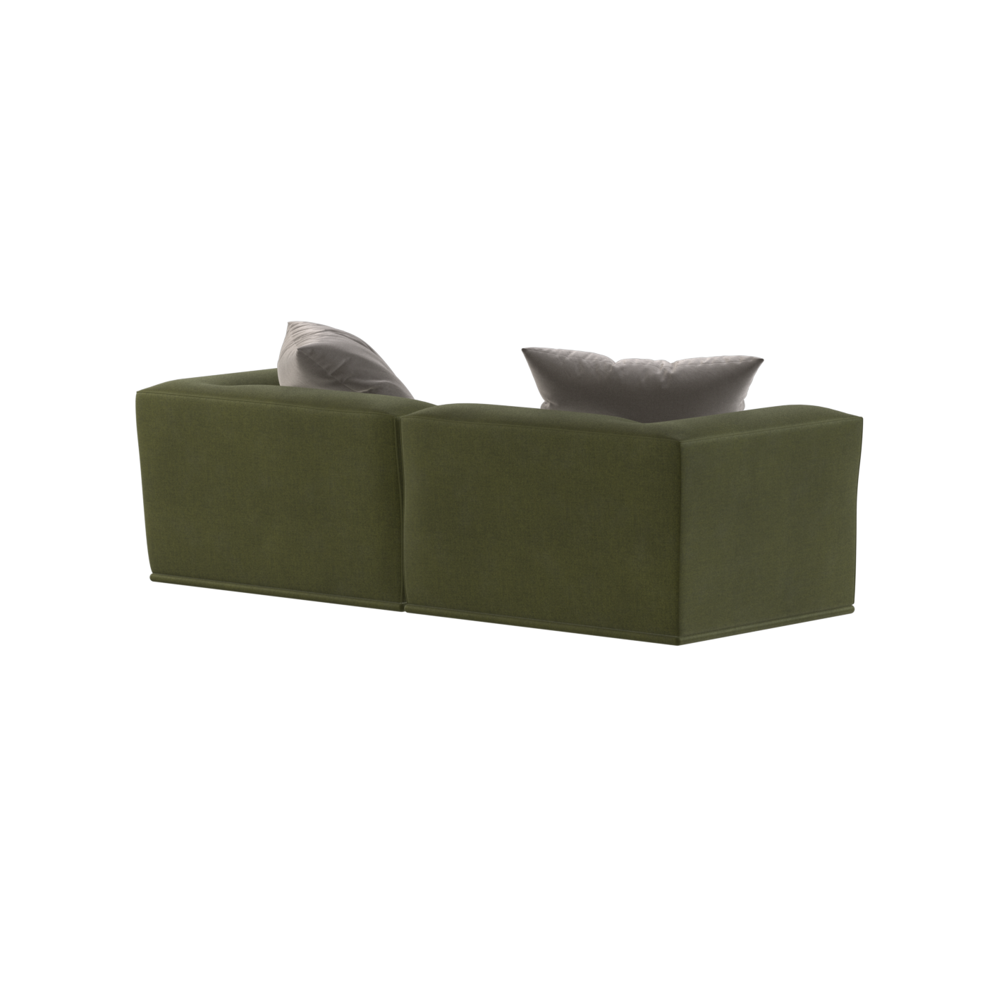 Savile Sofa — Compact Form with Wide Straight Armrests