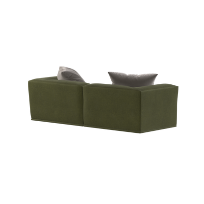 Savile Sofa — Compact Form with Wide Straight Armrests