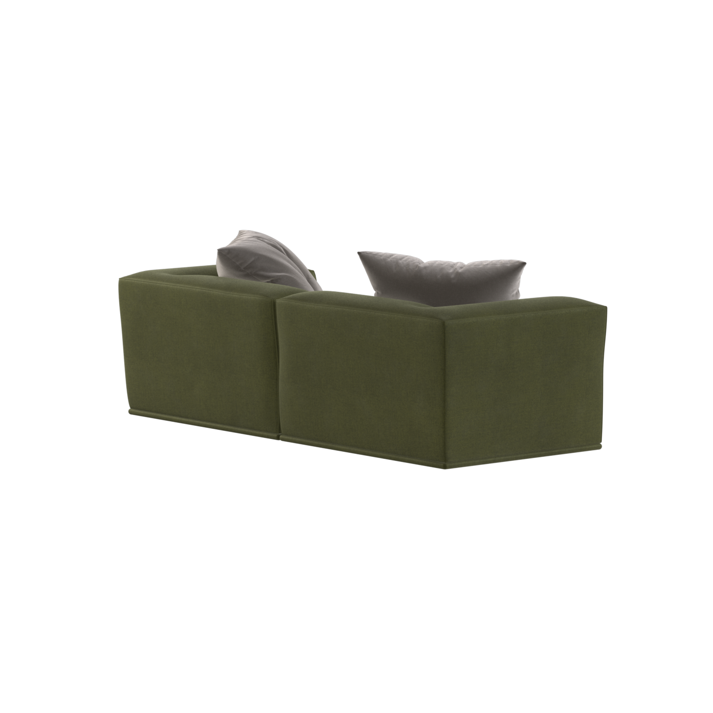 Savile Sofa — Compact Form with Wide Straight Armrests
