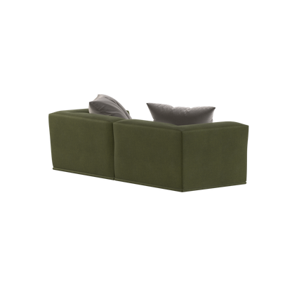 Savile Sofa — Compact Form with Wide Straight Armrests