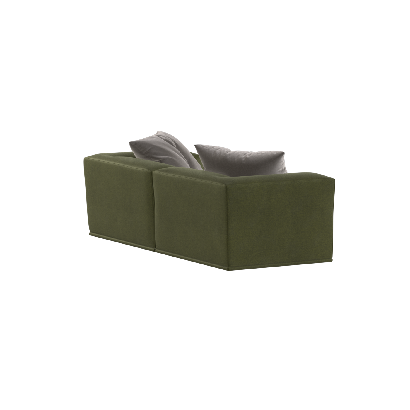 Savile Sofa — Compact Form with Wide Straight Armrests