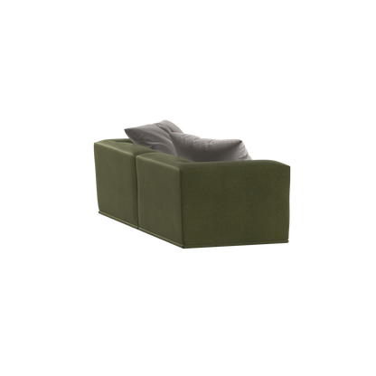 Savile Sofa — Compact Form with Wide Straight Armrests