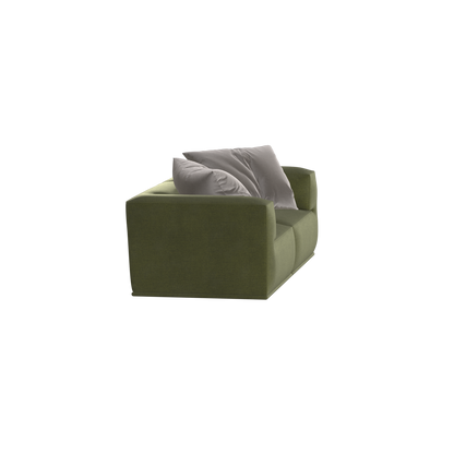 Savile Sofa — Compact Form with Wide Straight Armrests
