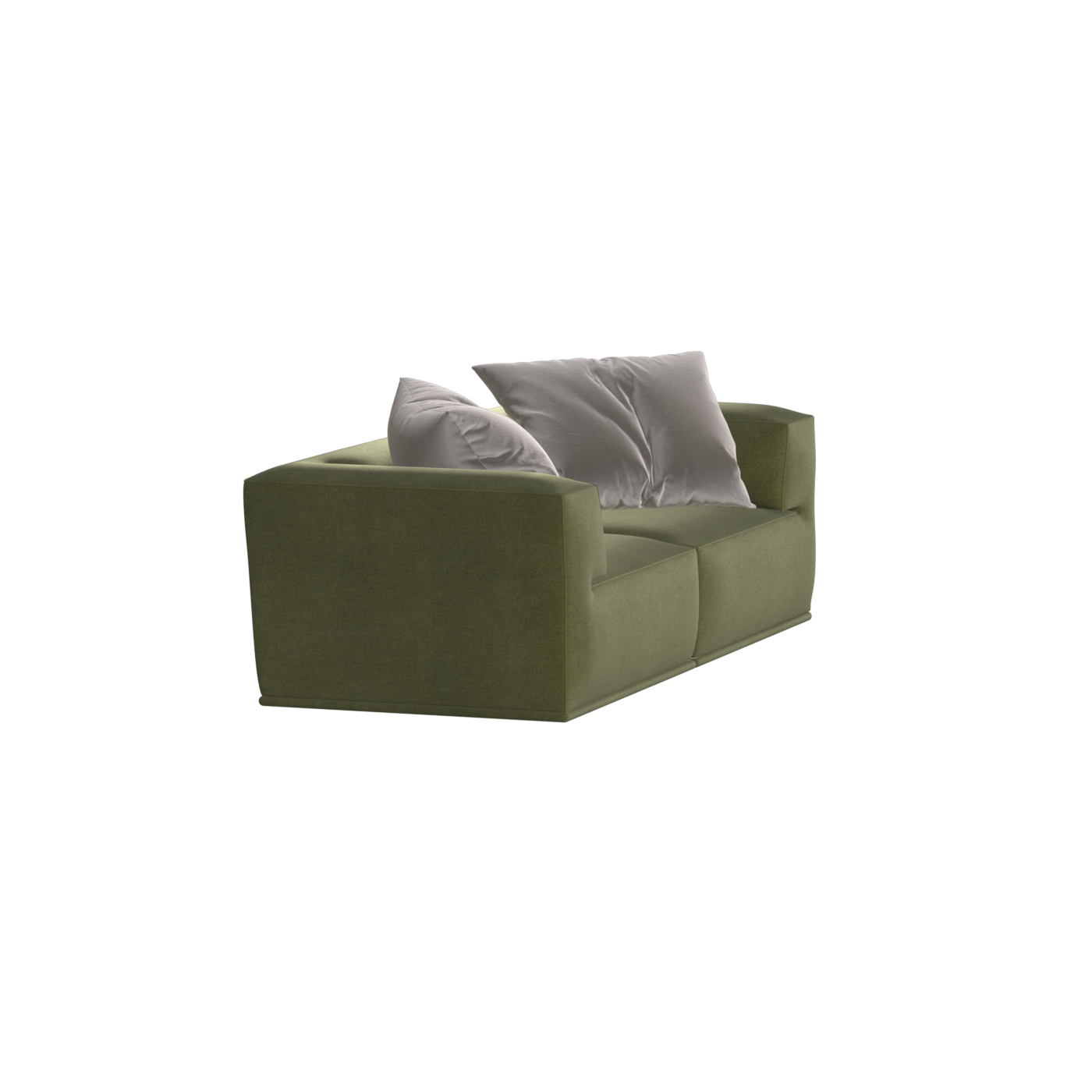 Savile Sofa — Compact Form with Wide Straight Armrests