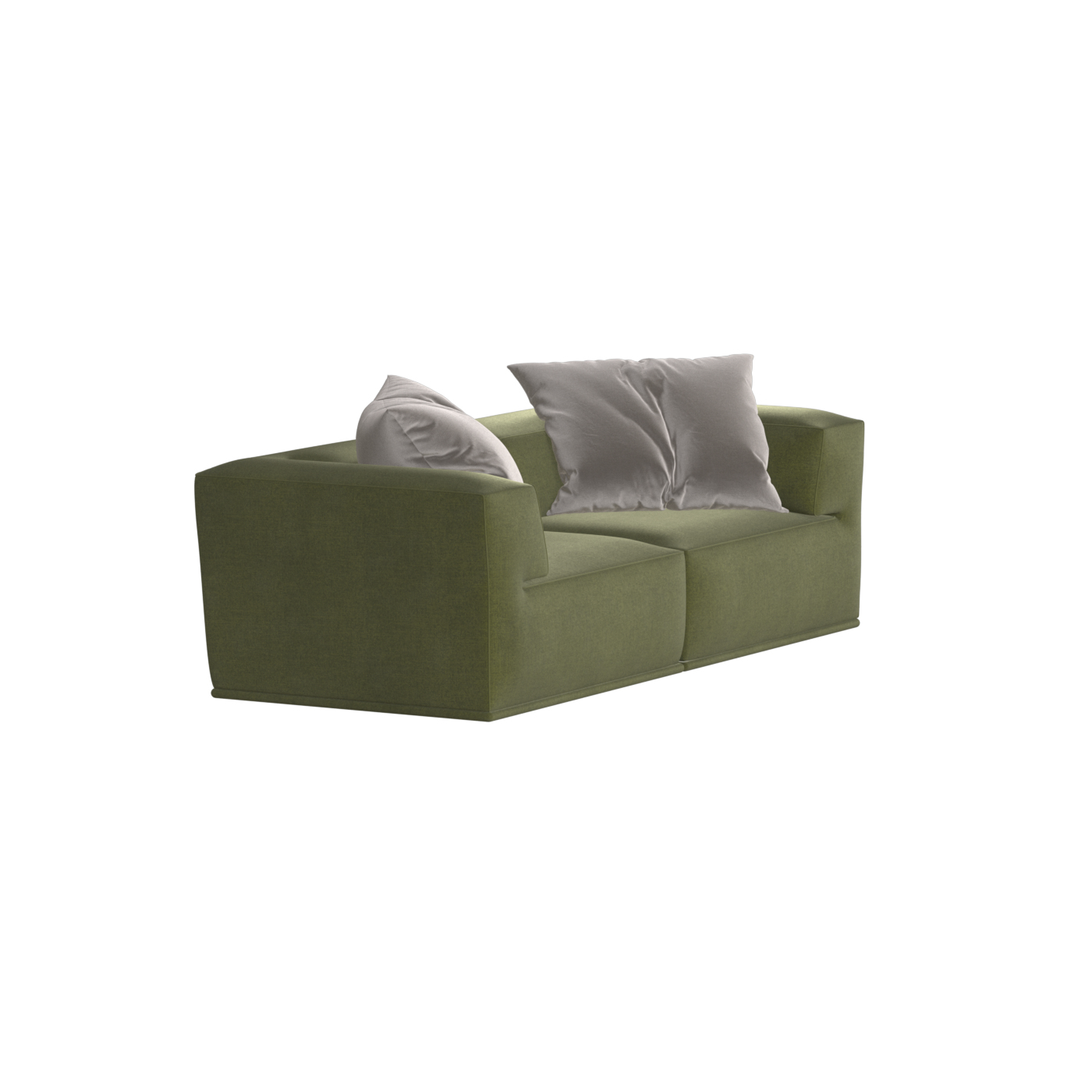 Savile Sofa — Compact Form with Wide Straight Armrests