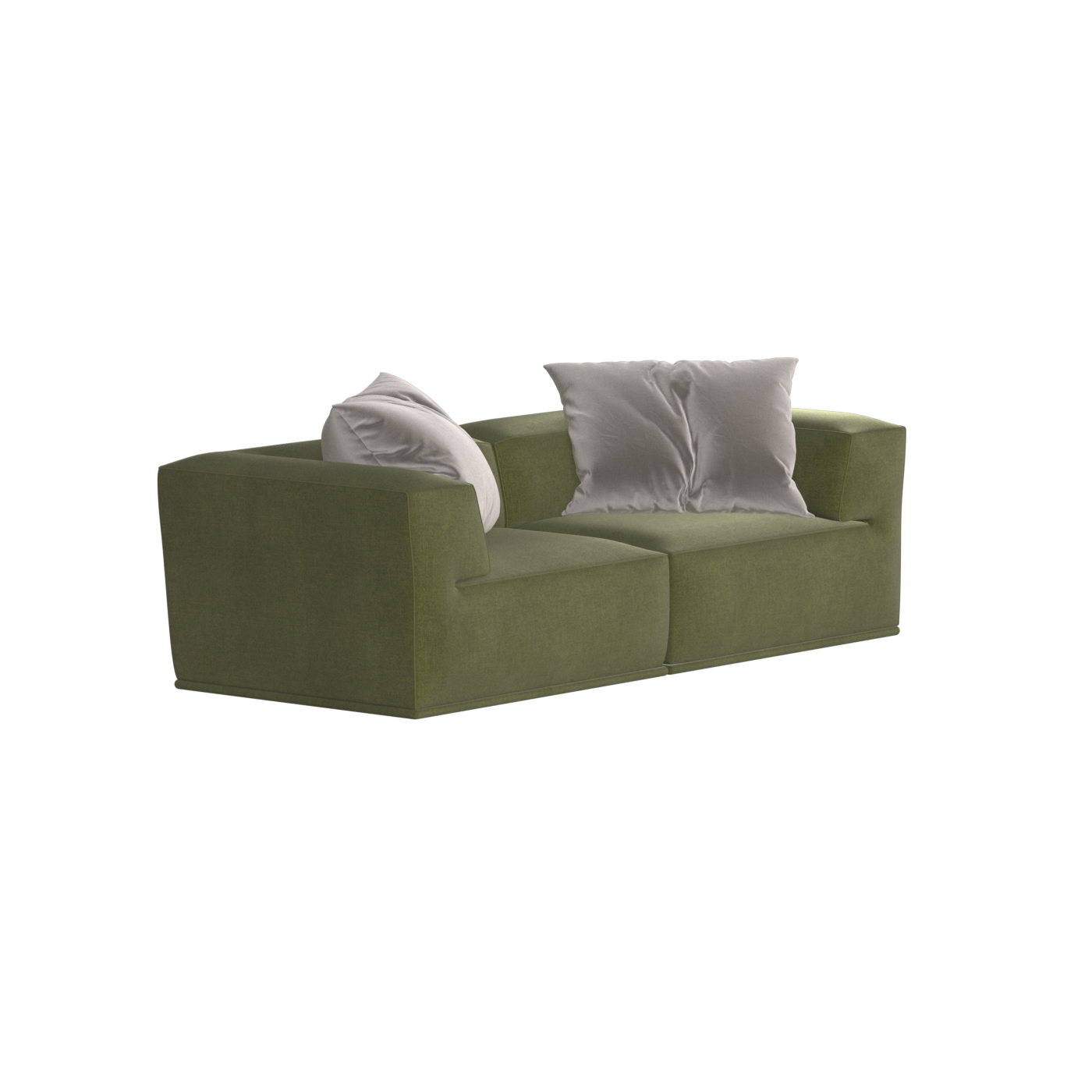 Savile Sofa — Compact Form with Wide Straight Armrests