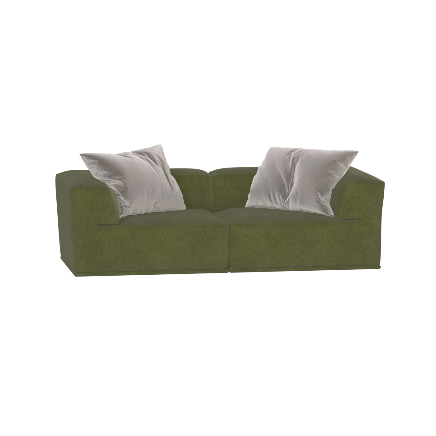 Savile Sofa — Compact Form with Wide Straight Armrests