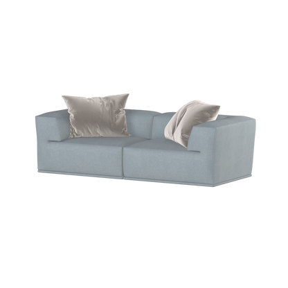 Savile Sofa — Compact Form with Wide Straight Armrests