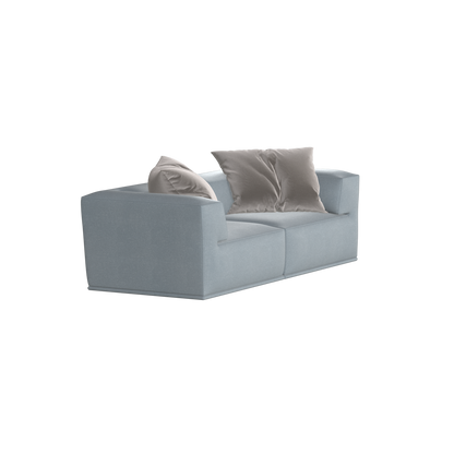 Savile Sofa — Compact Form with Wide Straight Armrests