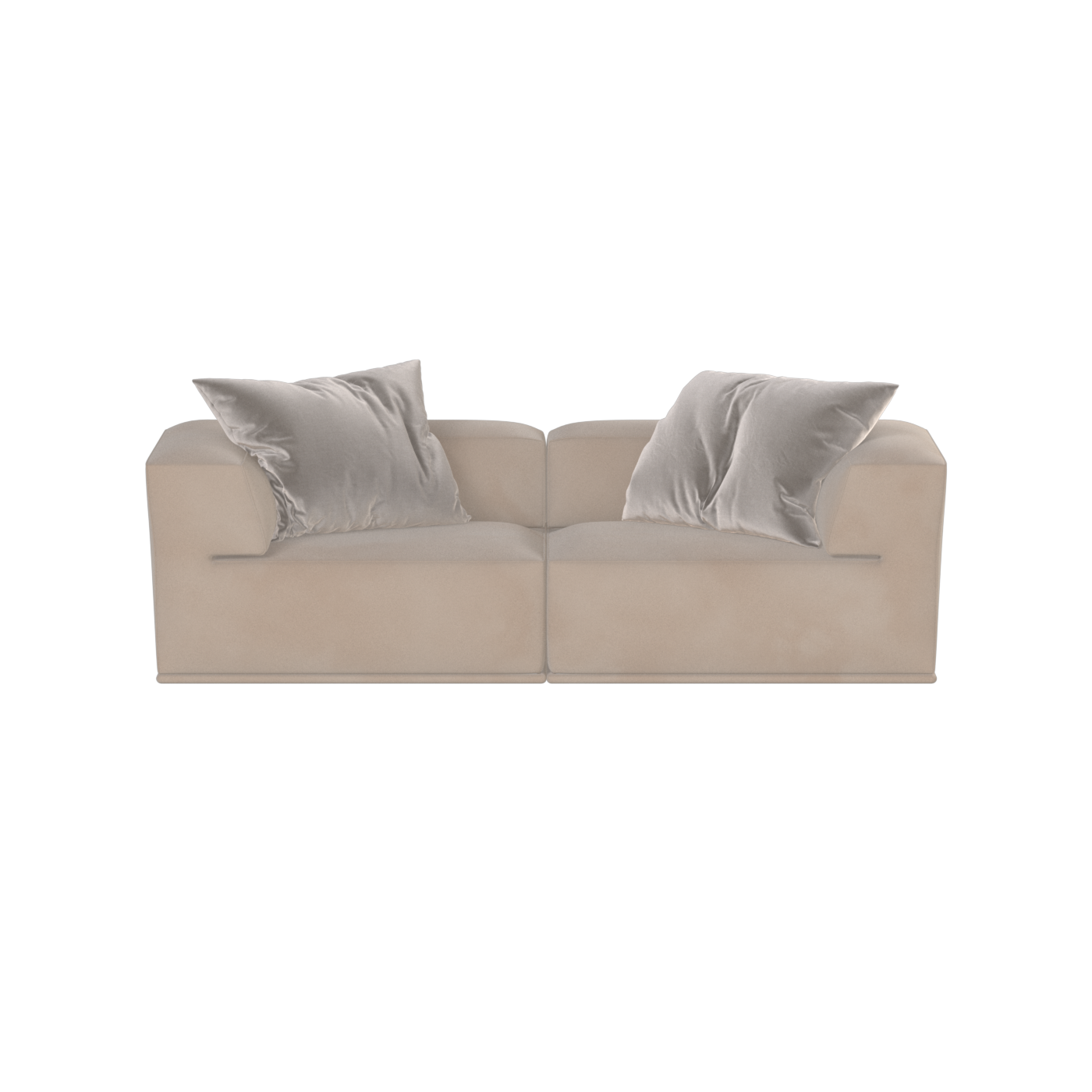 Savile Sofa — Compact Form with Wide Straight Armrests