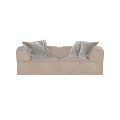 Savile Sofa — Compact Form with Wide Straight Armrests
