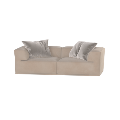 Savile Sofa — Compact Form with Wide Straight Armrests
