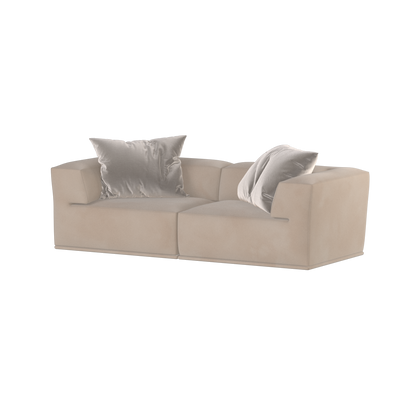Savile Sofa — Compact Form with Wide Straight Armrests