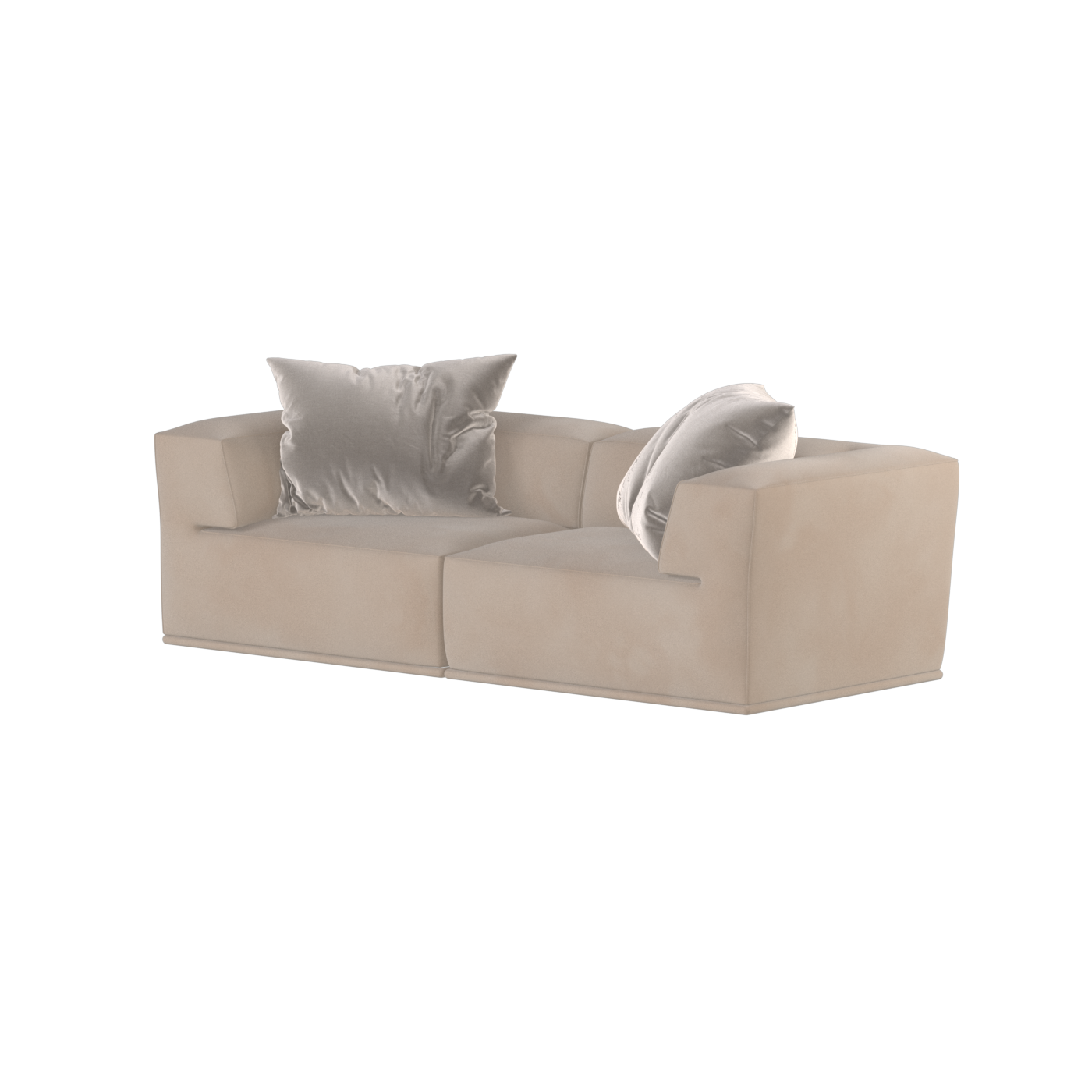 Savile Sofa — Compact Form with Wide Straight Armrests