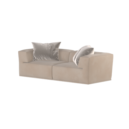Savile Sofa — Compact Form with Wide Straight Armrests