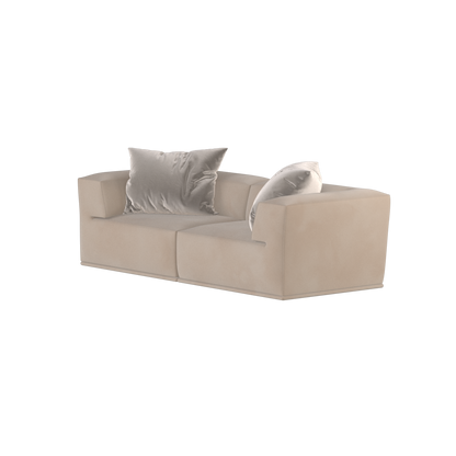 Savile Sofa — Compact Form with Wide Straight Armrests