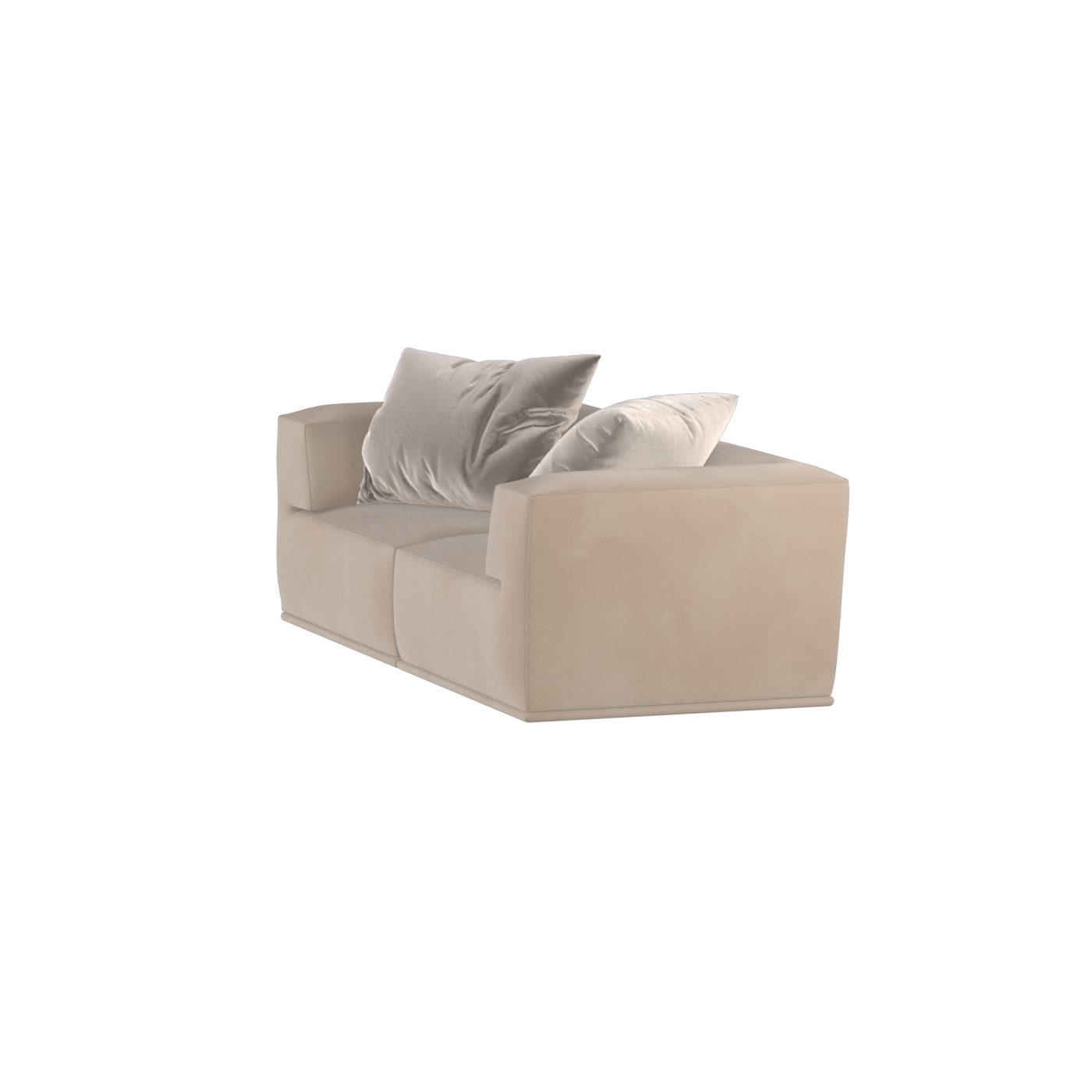 Savile Sofa — Compact Form with Wide Straight Armrests