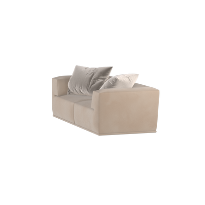 Savile Sofa — Compact Form with Wide Straight Armrests
