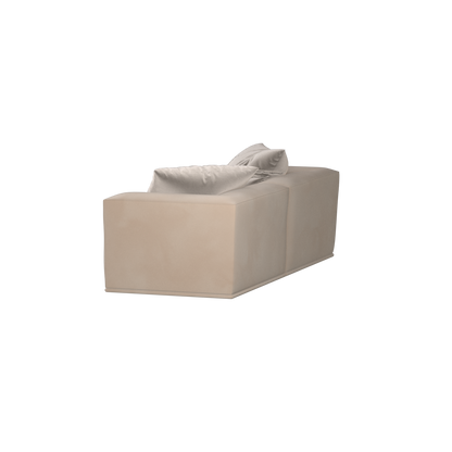 Savile Sofa — Compact Form with Wide Straight Armrests