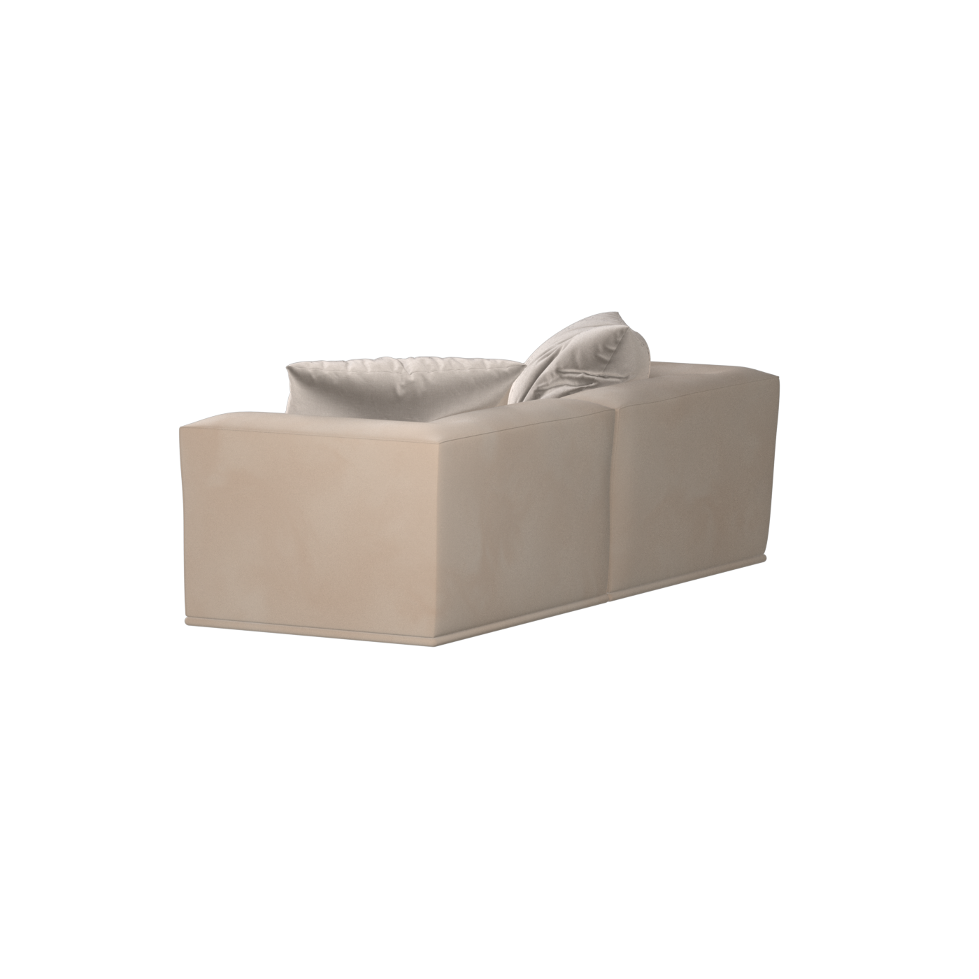 Savile Sofa — Compact Form with Wide Straight Armrests