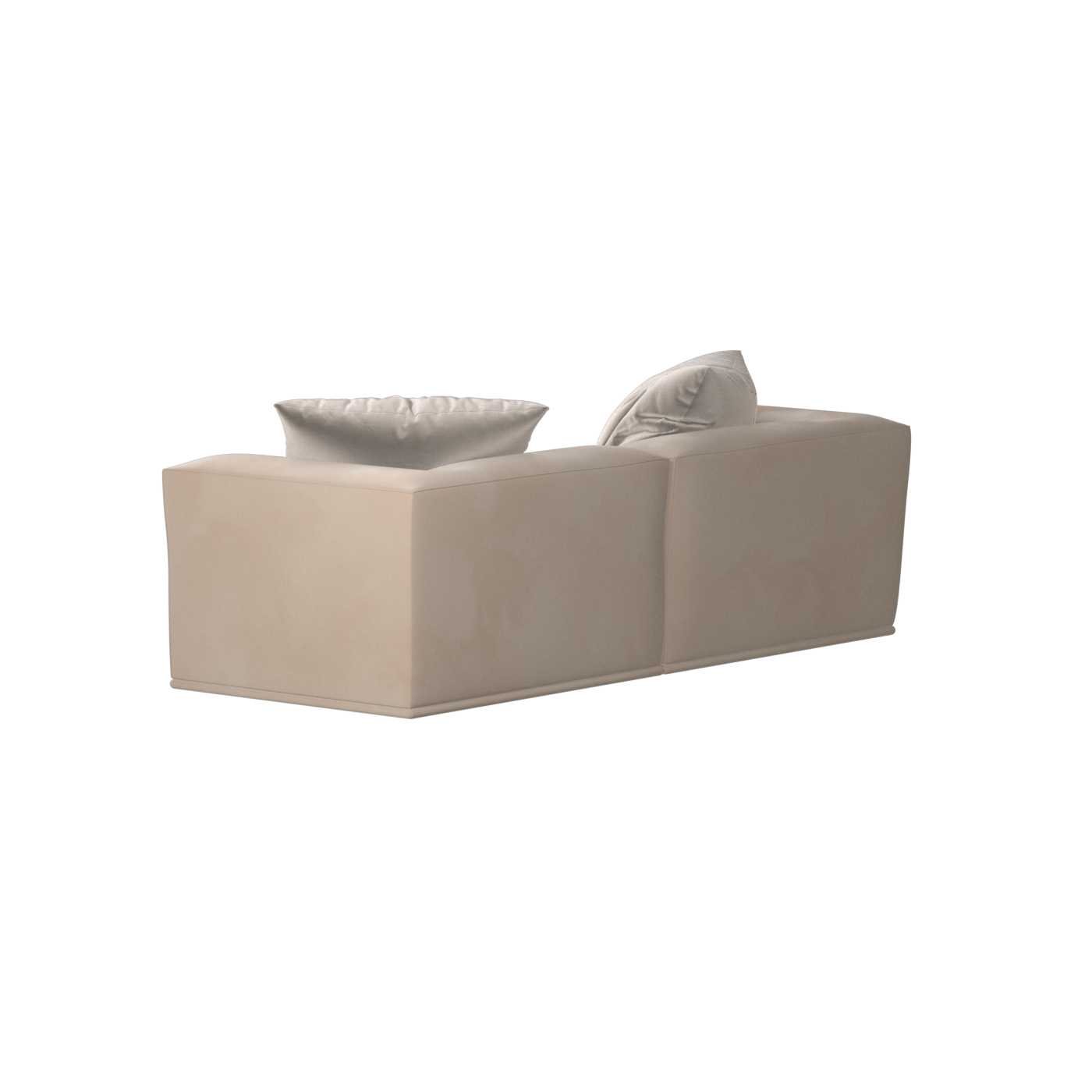 Savile Sofa — Compact Form with Wide Straight Armrests