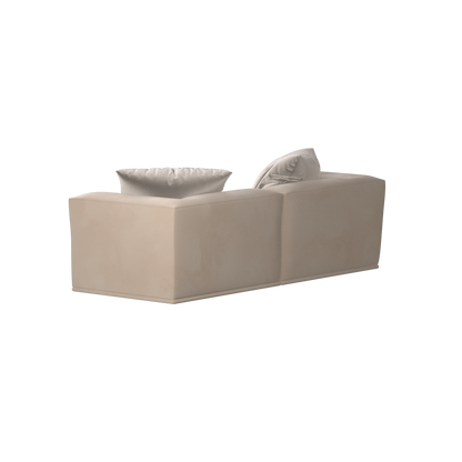 Savile Sofa — Compact Form with Wide Straight Armrests