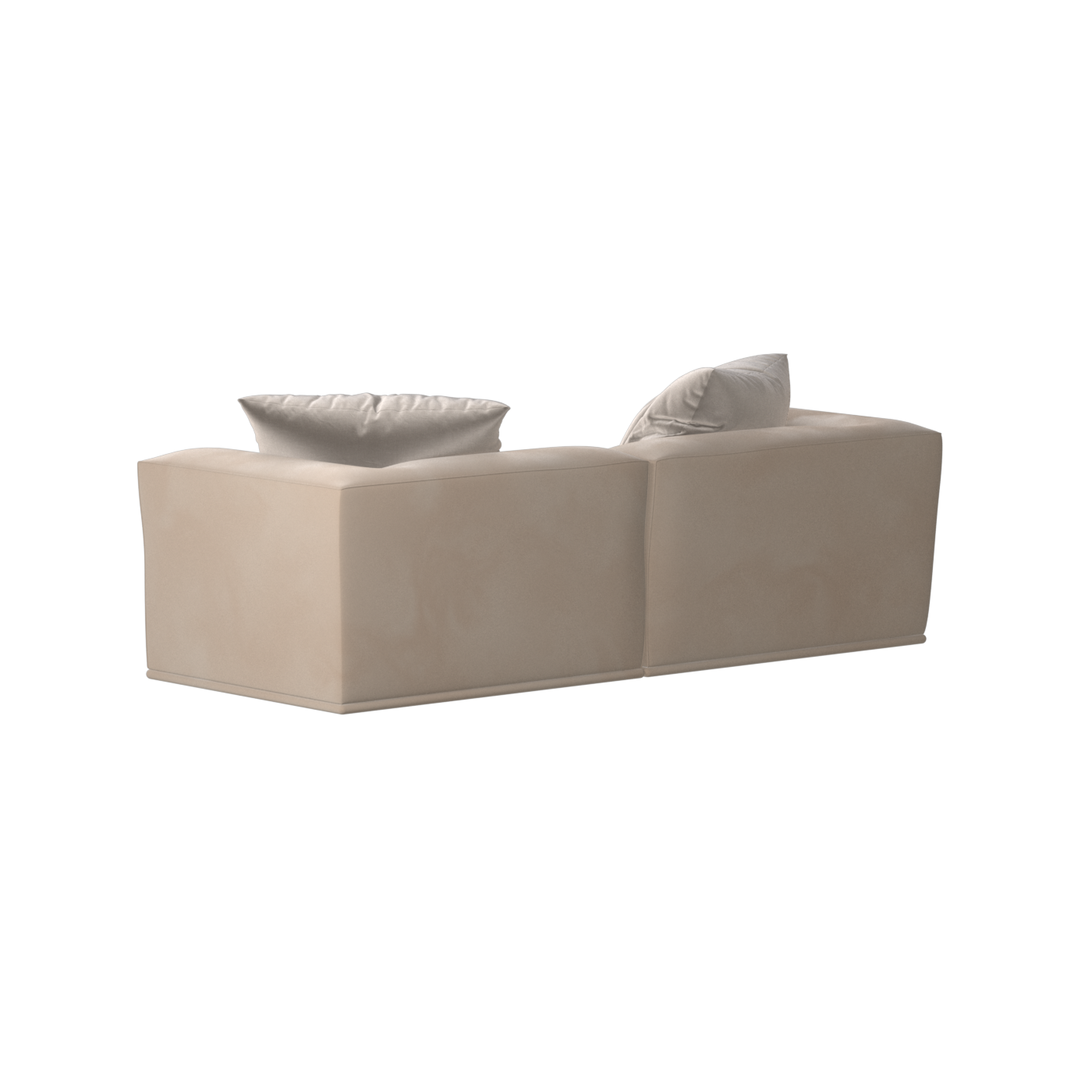 Savile Sofa — Compact Form with Wide Straight Armrests