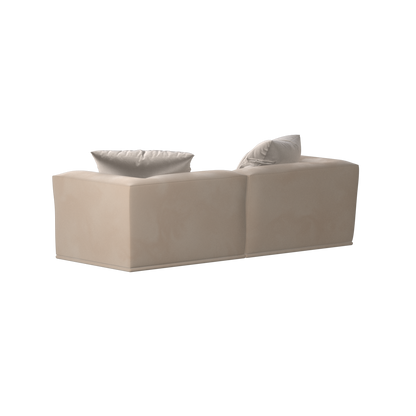 Savile Sofa — Compact Form with Wide Straight Armrests