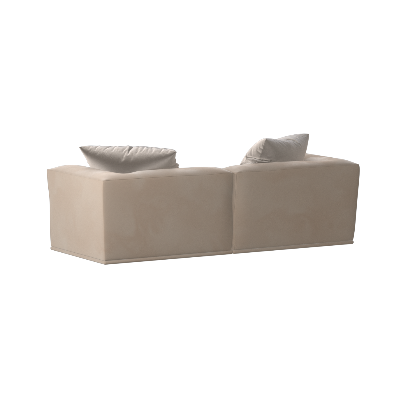 Savile Sofa — Compact Form with Wide Straight Armrests