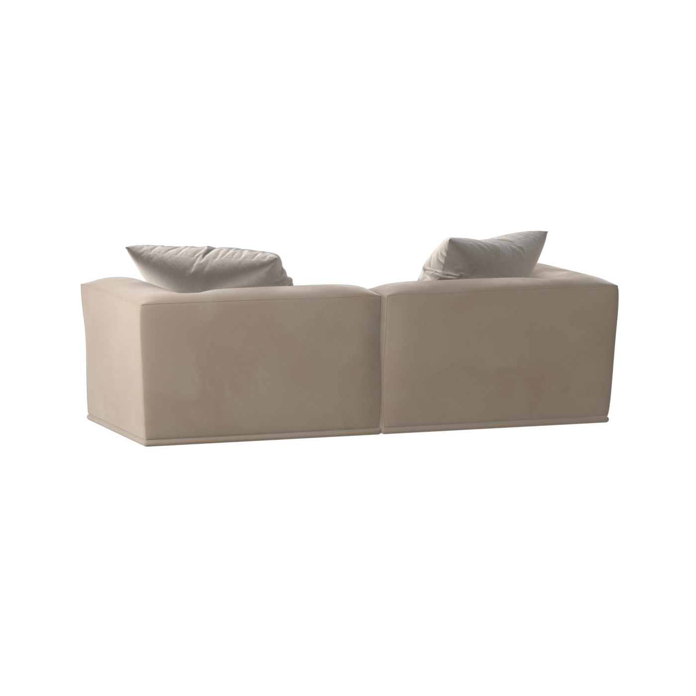 Savile Sofa — Compact Form with Wide Straight Armrests