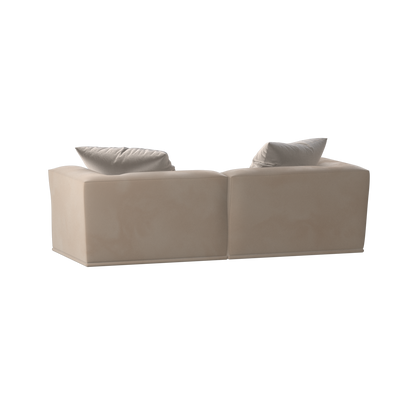 Savile Sofa — Compact Form with Wide Straight Armrests
